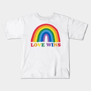 love wins Kids T-Shirt